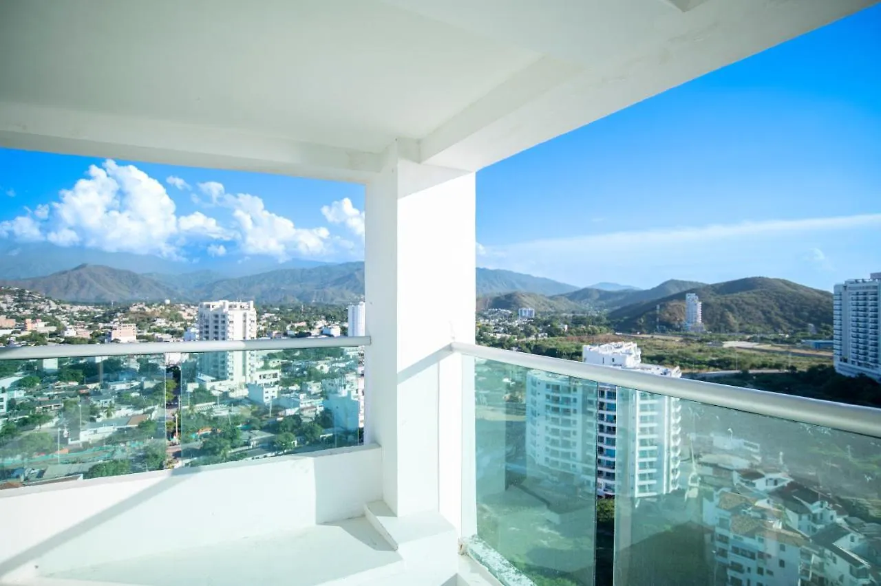 Apartamento 12 Vista Al Mar, Playa Rodadero, Santa Marta Colombia